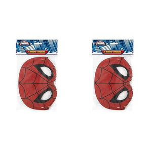 Spider-Man Party Paper Masks - Child Size, 8 Pcs