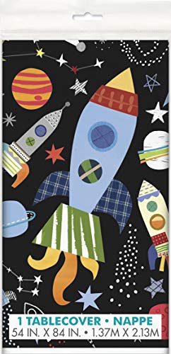 Outer Space Adventure Rectangular Plastic Table Cover - 54