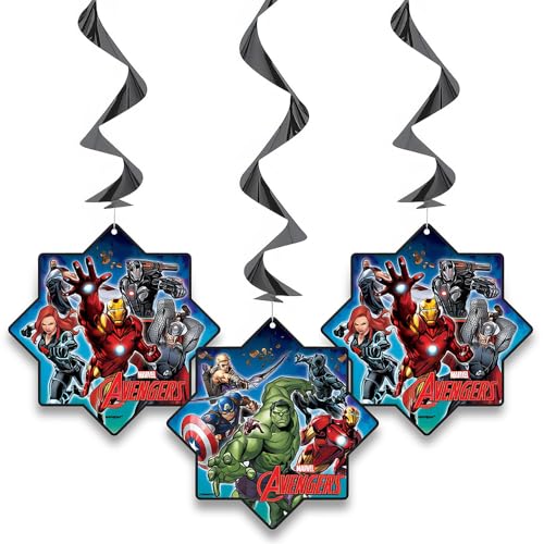 Avengers Hanging Swirl Decorations - 26