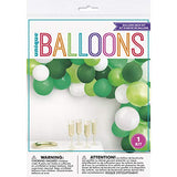 Green Latex Balloon Arch Kit - Pack of 40 - Assorted Size Balloons - Ideal for Birthdays, Weddings & Theme Events