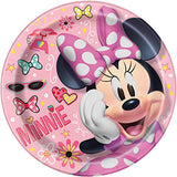 Disney Minnie Mouse Pink Birthday Party Supplies Bundle Pack for 16 Guests (Plus Party Planning Checklist by Mikes Super Store)