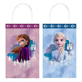 Multiple Brands (16 Pack) Disney Frozen Princess Elsa Anna Party Paper Loot Treat Candy Favor Box Bags (Plus Party Planning Checklist by Mikes Super Store), 8.25''H x 5.25''W x 3.25''D