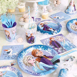 Disney Frozen Elsa Anna Birthday Party Supplies Bundle Pack for 16 Guests (Plus Party Planning Checklist by Mikes Super Store)
