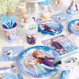 Unique Disney Frozen 2 Themed Dessert Plates, 7" - 8 Count - Perfect for Enchanted Parties, Unforgettable Memories & Frozen Fans